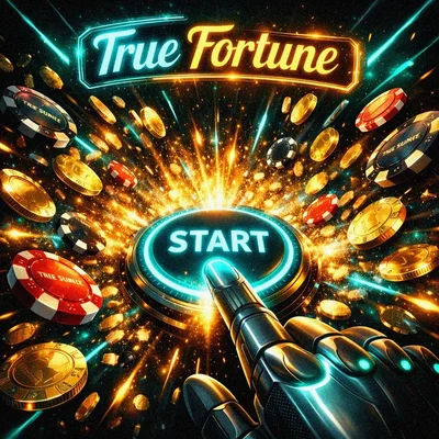 Glowing futuristic casino registration form