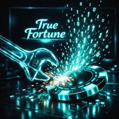 Nanobots repairing glowing fiber-optic cables